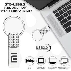 Metal USB Flash Drive 2TB 3.0 High Speed NWT